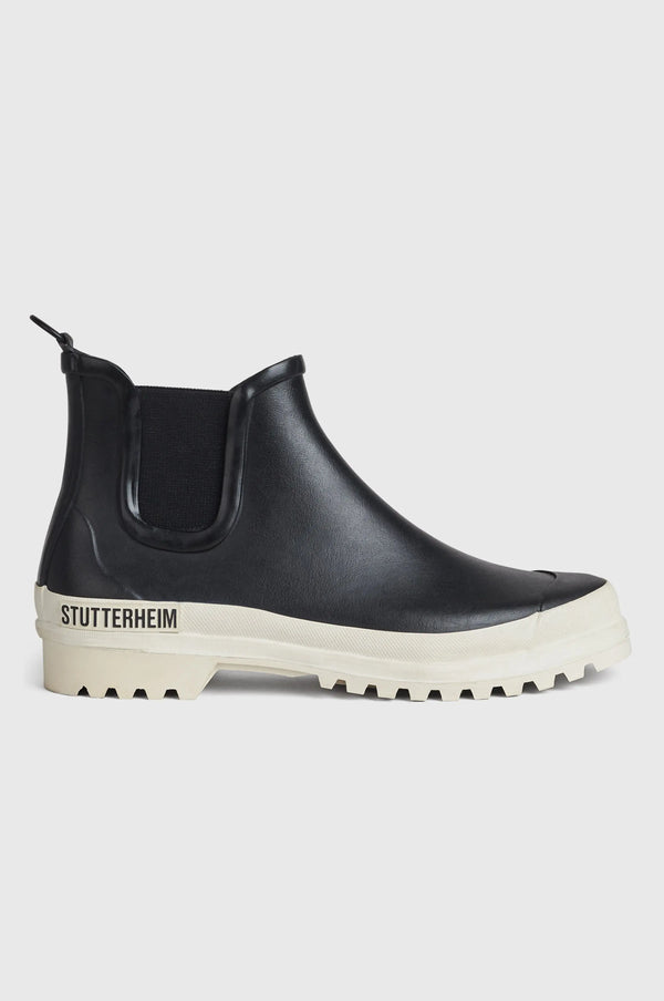 Stutterheim Chelsea Rainwalker Black/White