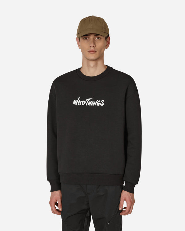 Wild Things Logo Crewneck Sweatshirt Black