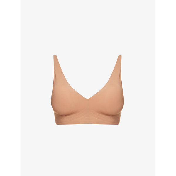 Womens Wolford Pure Skin V-neck stretch-woven bra