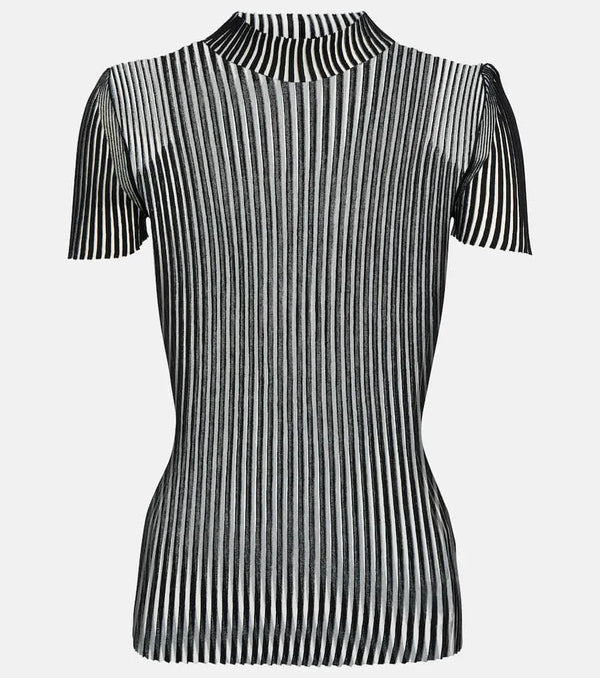 Wolford Striped turtleneck top | LYBSTORE