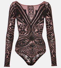 Wolford x Etro Tattoo paisley bodysuit