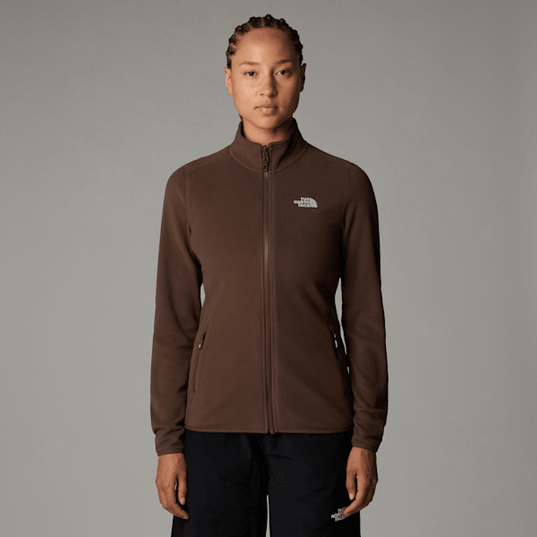 The North Face Women's 100 Glacier Full-zip Fleece Smokey Brown 