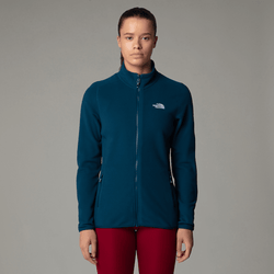 The North Face Women's 100 Glacier Full-zip Fleece Midnight Petrol