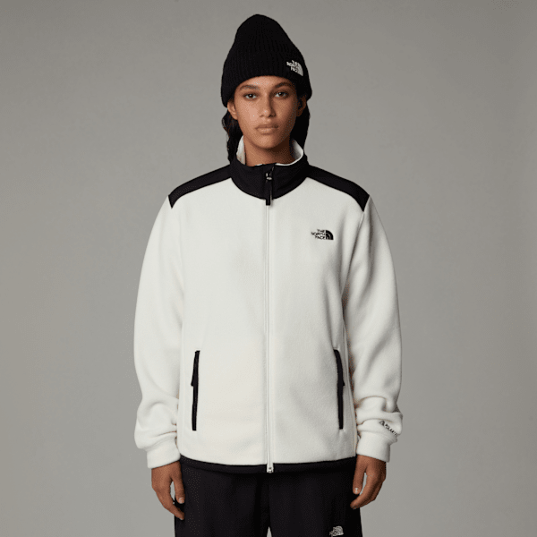 The North Face Women’s Alpine Polartec® Fleece Jacket White Dune-tnf Black