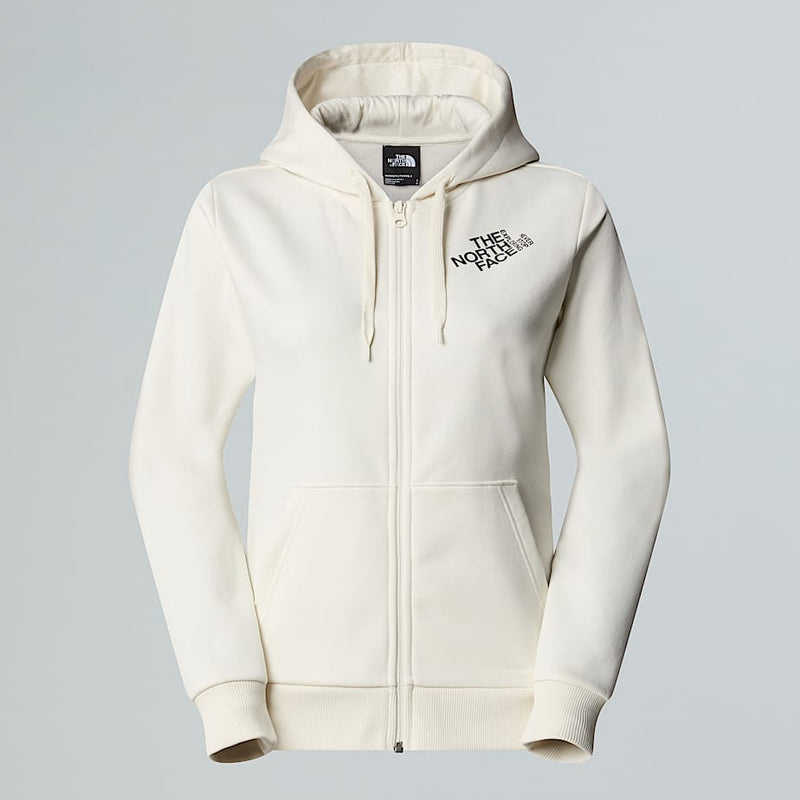 The North Face Blanca Peak Full-zip Hoodie White Dune female