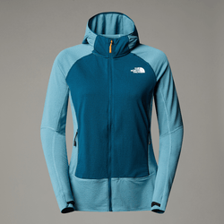 The North Face Women’s Bolt Polartec® Power Grid™ Hooded Jacket Algae Blue-midnight Petrol