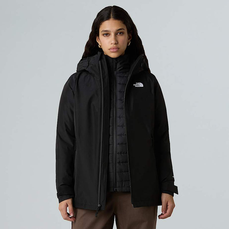 The North Face Carto Mono Triclimate 3-in-1 Hooded Jacket Tnf Black female