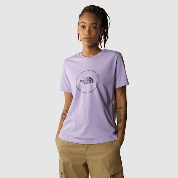 The North Face  Circle Logo Relaxed T-shirt Lite Lilac-dark Eggplant Purple