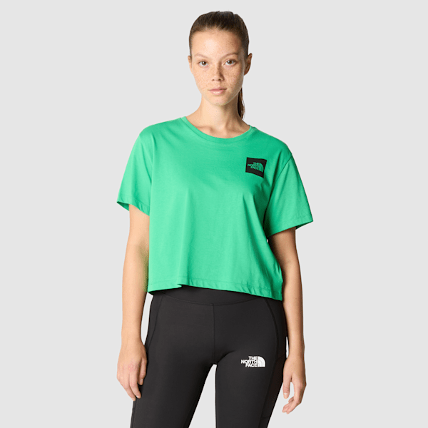 The North Face Women’s Cropped Fine T-shirt Optic Emerald