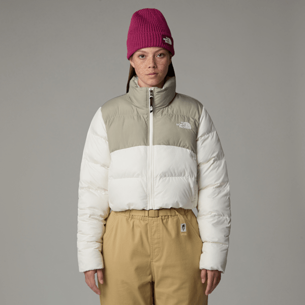 The North Face  Cropped Saikuru Jacket White Dune-clay Grey