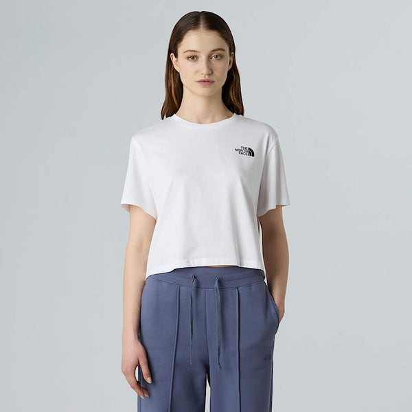 The North Face Cropped Simple Dome T-shirt Tnf White female