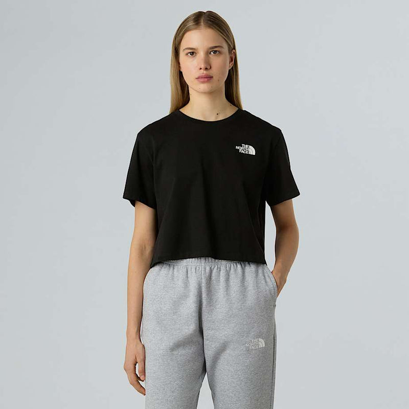 The North Face Cropped Simple Dome T-shirt Tnf Black female
