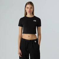 The North Face Cropped T-shirt Tnf Black female