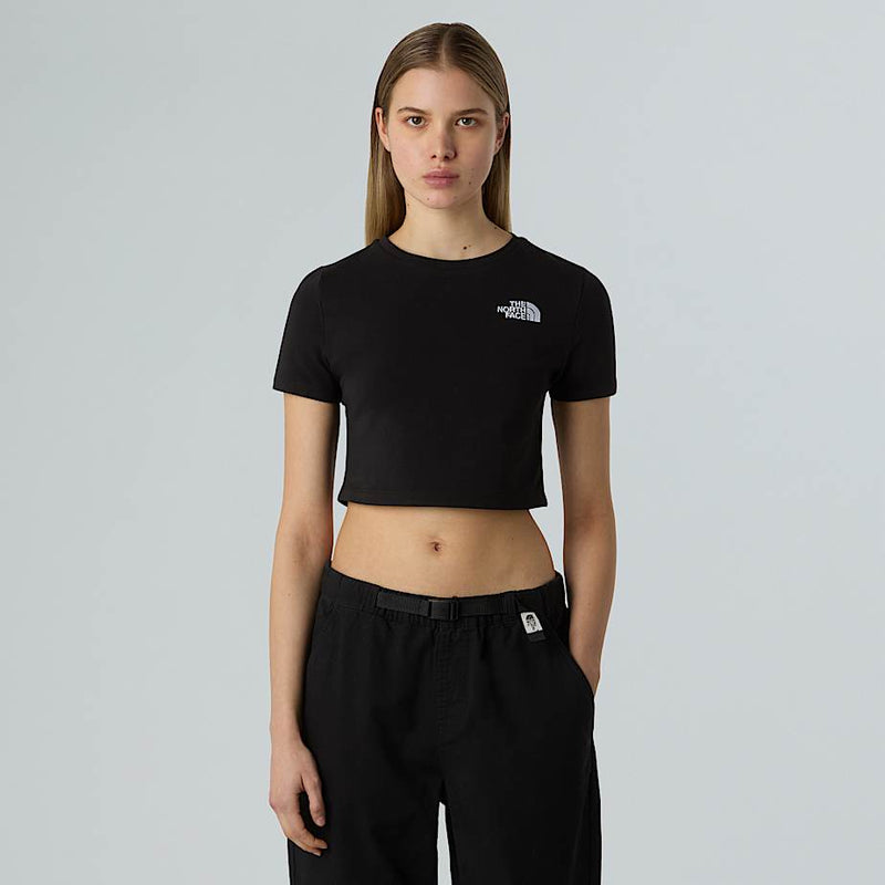 The North Face Cropped T-shirt Tnf Black female