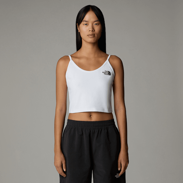 The North Face Women’s Cropped Tank Top Tnf White | LYBSTORE