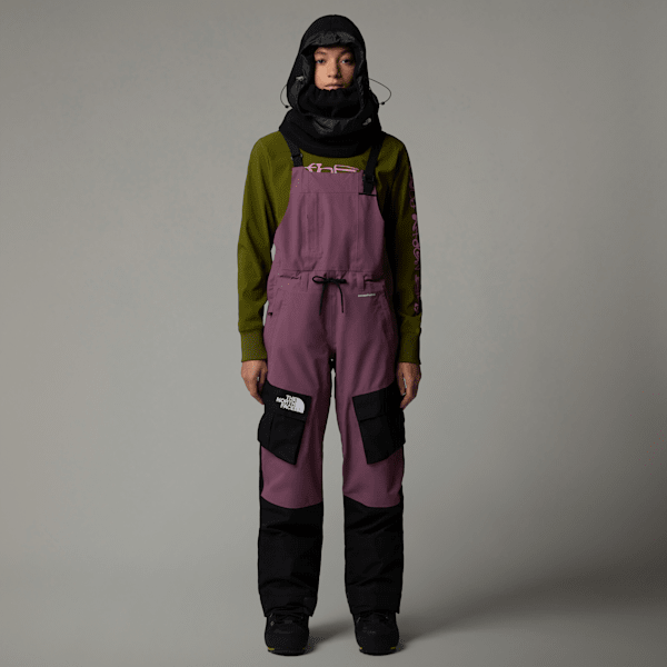 The North Face  Dragline Bib Trousers Midnight Mauve-tnf Black