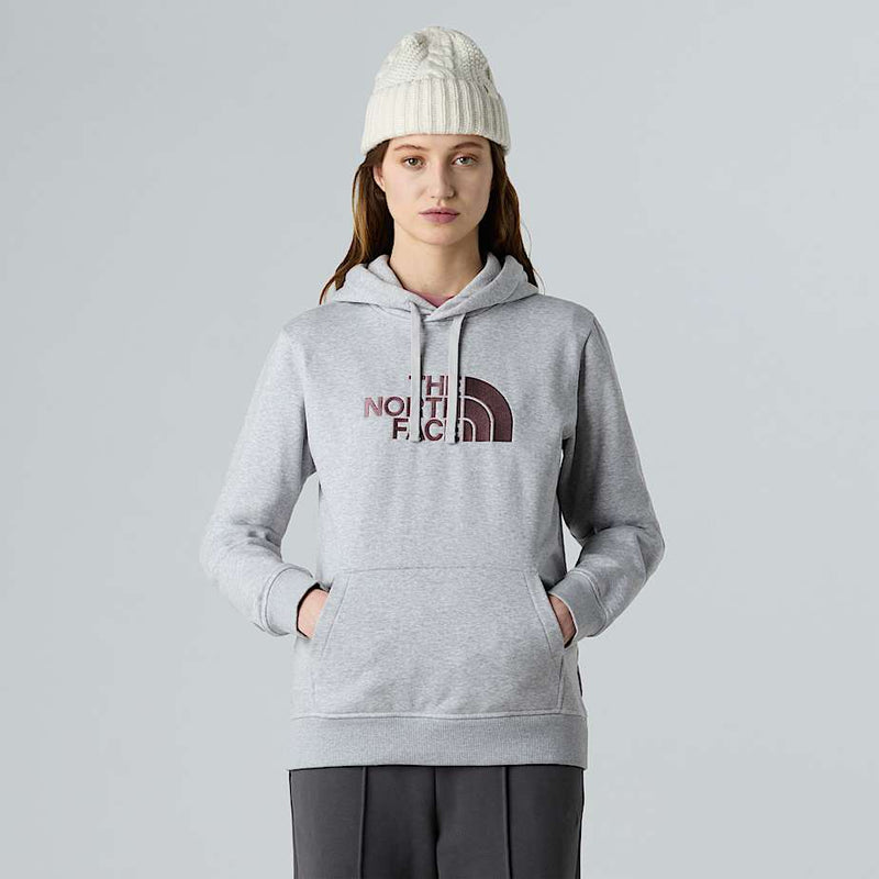 The North Face Drew Peak Hoodie Tnf Light Grey Heather-tawny Quartz female