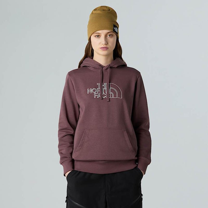 The North Face Drew Peak Light Hoodie Tawny Quartz-high Rise Grey female