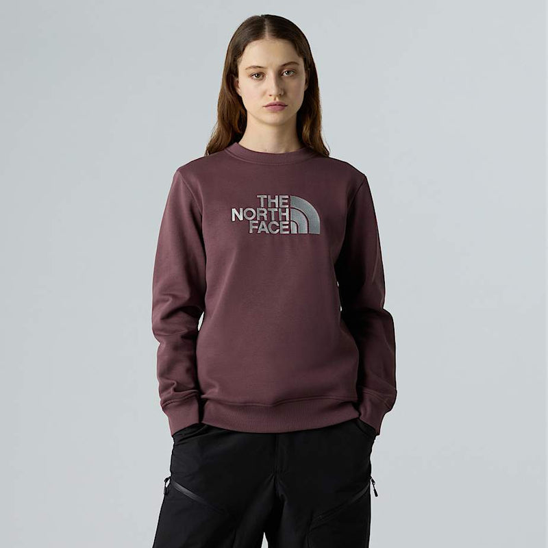 The North Face Drew Peak Sweatshirt Tawny Quartz-high Rise Grey female