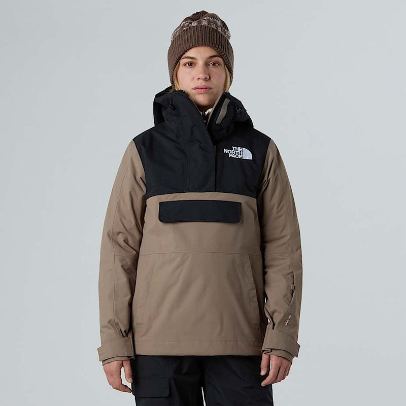 The North Face Driftview Anorak Mocha Brown-tnf Black female