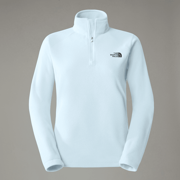 The North Face  Emilia 1/4 Zip Fleece Radiant Orange-tnf White