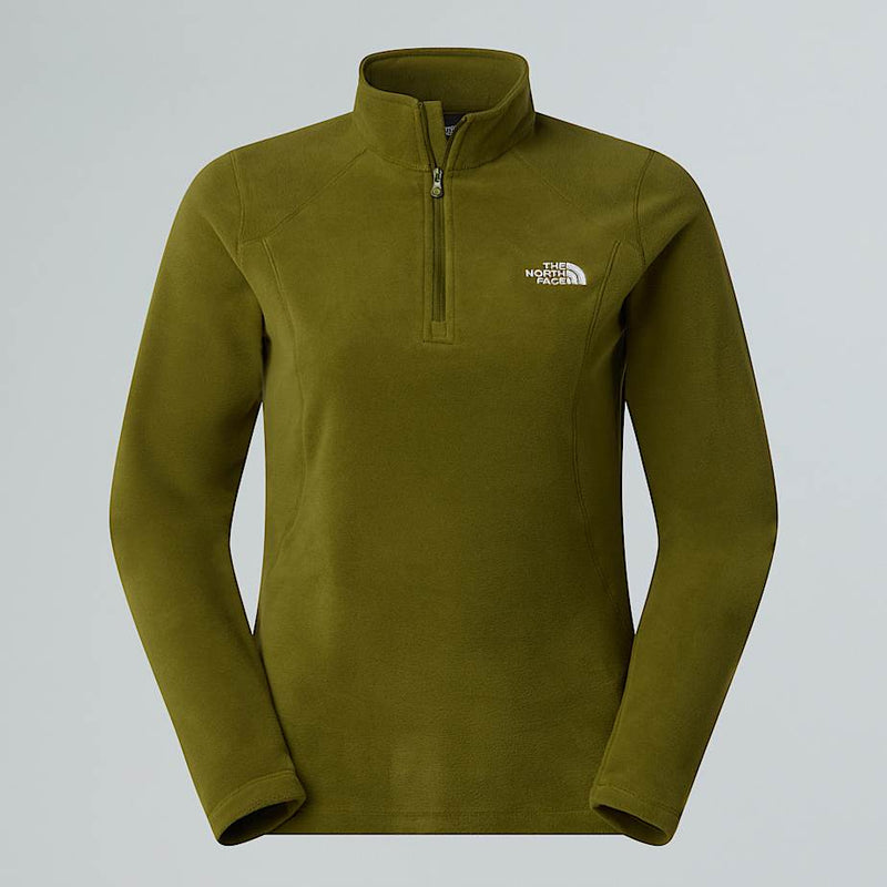 The North Face Emilia 1/4 Zip Fleece Forest Olive female