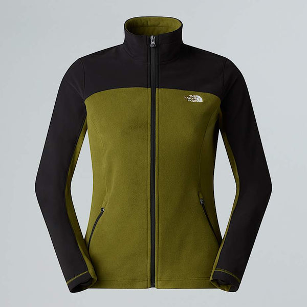 The North Face Emilia Delta Fleece Jacket Forest Olive-tnf Black female