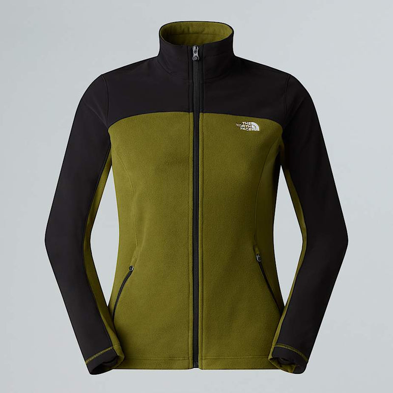 The North Face Emilia Delta Fleece Jacket Forest Olive-tnf Black female