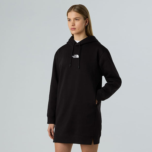 The North Face Essential Relaxed Hooded Dress Tnf Black female