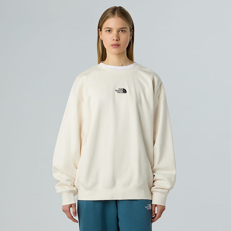 The North Face Essential Sweatshirt White Dune female