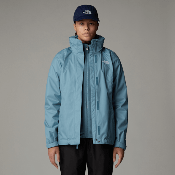 The North Face Women's Evolve Ii Triclimate® Jacket Shallow Blue-stormy Blue