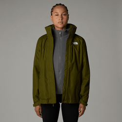 The North Face Women's Evolve Ii Triclimate® Jacket Forest Olive-smoked Pearl