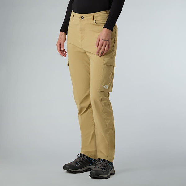The North Face Exploration Cargo Trousers Khaki Stone Size female