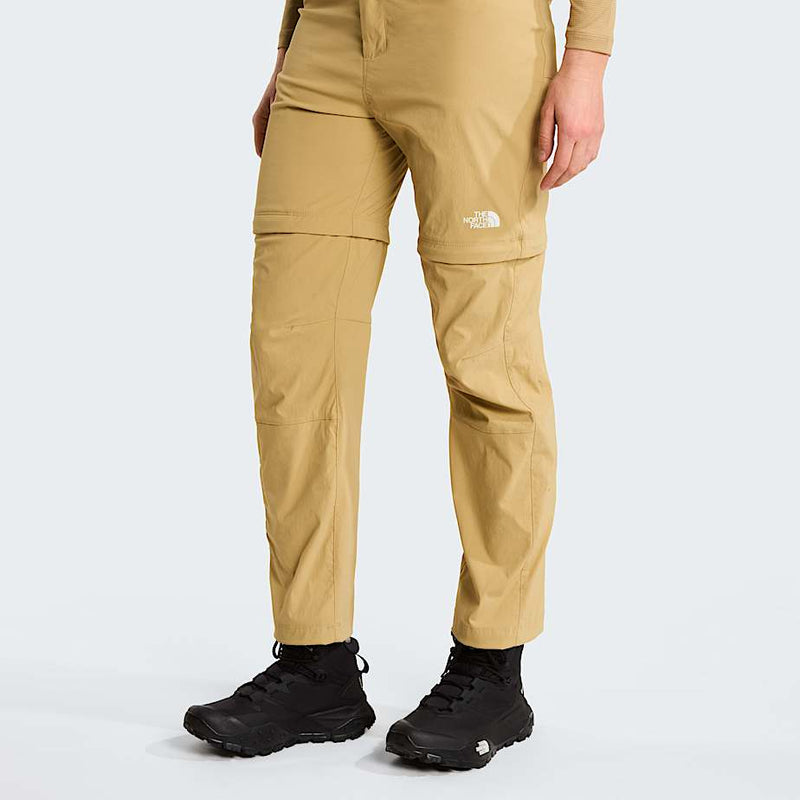 The North Face Exploration Convertible Regular Straight Trousers Khaki Stone Size