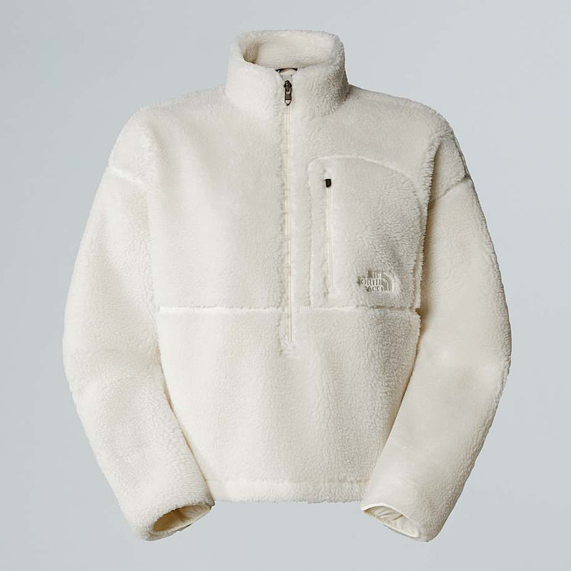 The North Face Extreme Pile 1/2 Zip Pullover White Dune
