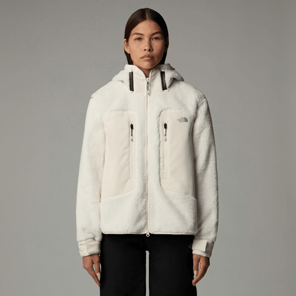 The North Face Women's Fleece Full-zip Fleece Jacket White Dune