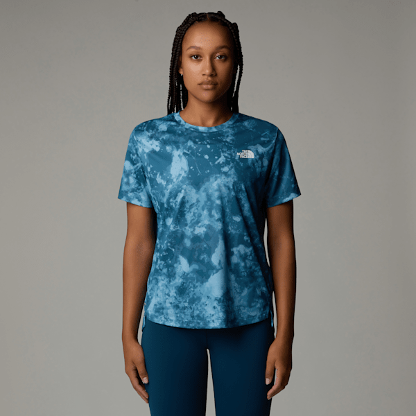 The North Face  Flex Printed T-shirt Mallard Blue Micro Halfdome Print