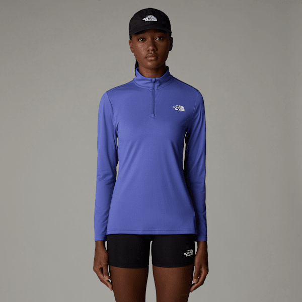 The North Face Women’s Flex Slim 1/4 Zip Long-sleeve Top Indigo Plum