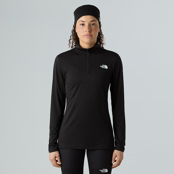 The North Face Flex Slim 1/4 Zip Long-sleeve Top Tnf Black female