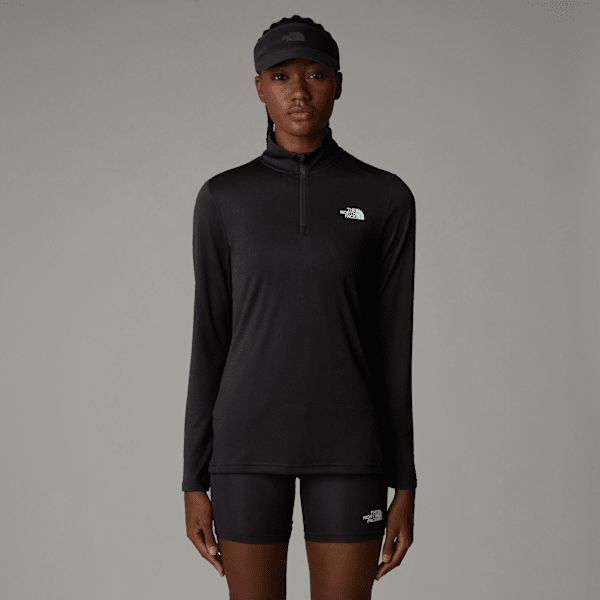 The North Face Women’s Flex Slim 1/4 Zip Long-sleeve Top Tnf Black