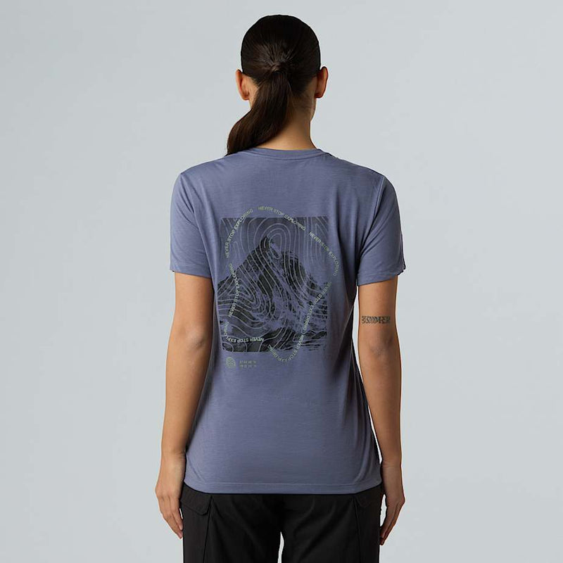 The North Face Foundation Half Dome Graphic T-shirt Twilight Galaxy female