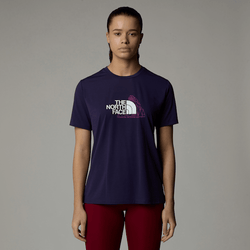 The North Face Women's Foundation Mountain T-shirt Eternal Purple | LYBSTORE