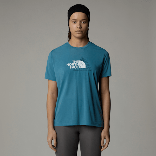 The North Face Women's Foundation Mountain T-shirt Algae Blue | LYBSTORE