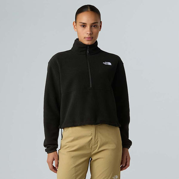 The North Face Glacier 1/2 Zip Short Fleece Tnf Black female