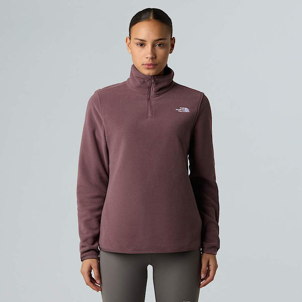 The North Face Glacier 1/4 Zip Fleece Tawny Quartz female