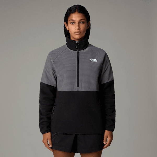 The North Face  Glacier Heavyweight 1/2 Zip Fleece Tnf Black-smoked Pearl-anthracite Grey