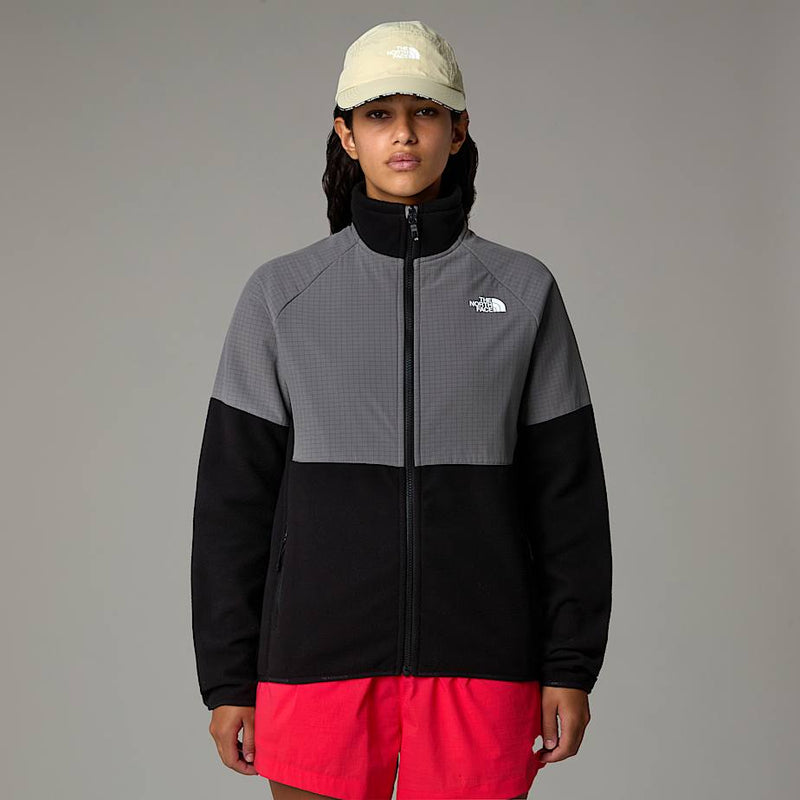 The North Face Glacier Heavyweight Full-zip Fleece Tnf Black-smoked Pearl-anthracite Grey female