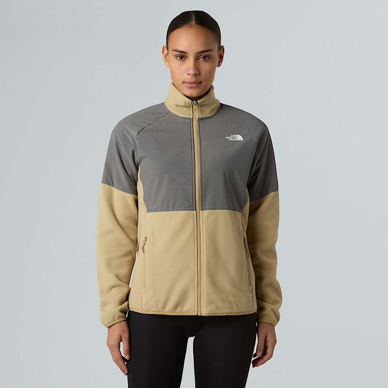 The North Face Glacier Heavyweight Full-zip Fleece Khaki Stone-smoked Pearl female