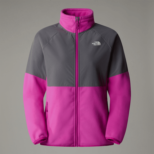 The North Face  Glacier Heavyweight Full-zip Fleece Deep Mulberry-smoked Pearl