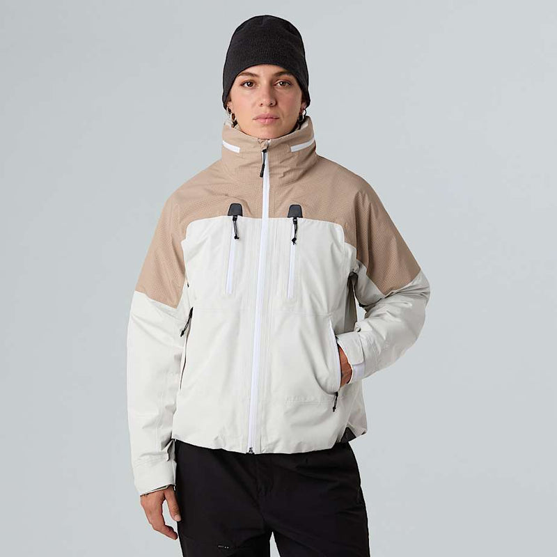 The North Face Hike Devils Thumb Gore-tex® Jacket White Dune-mushroom Grey female